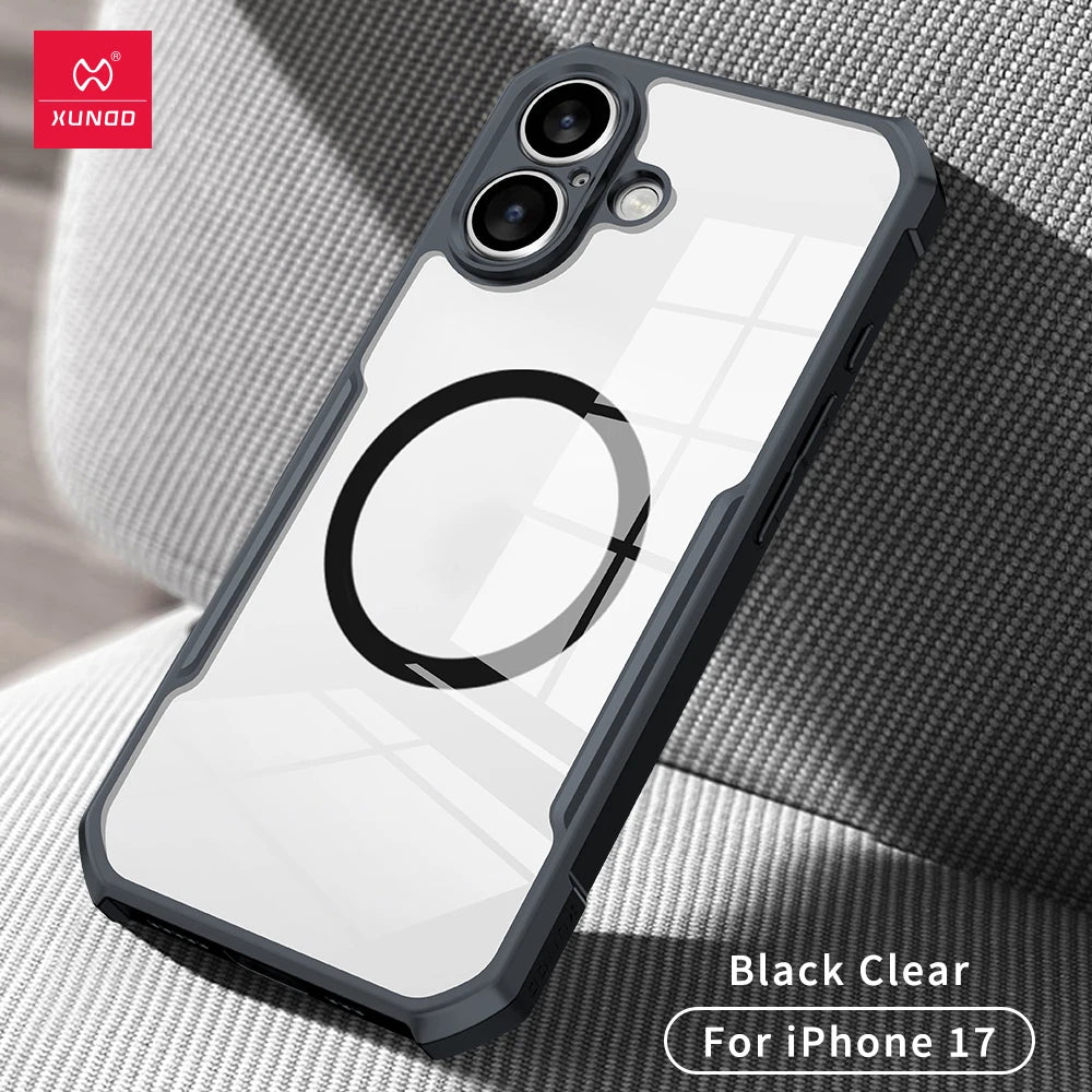Transparent MAGSAFE Xundd Shockproof Case for iPhone