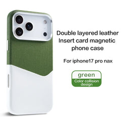 iPhone Leather Fabric Case