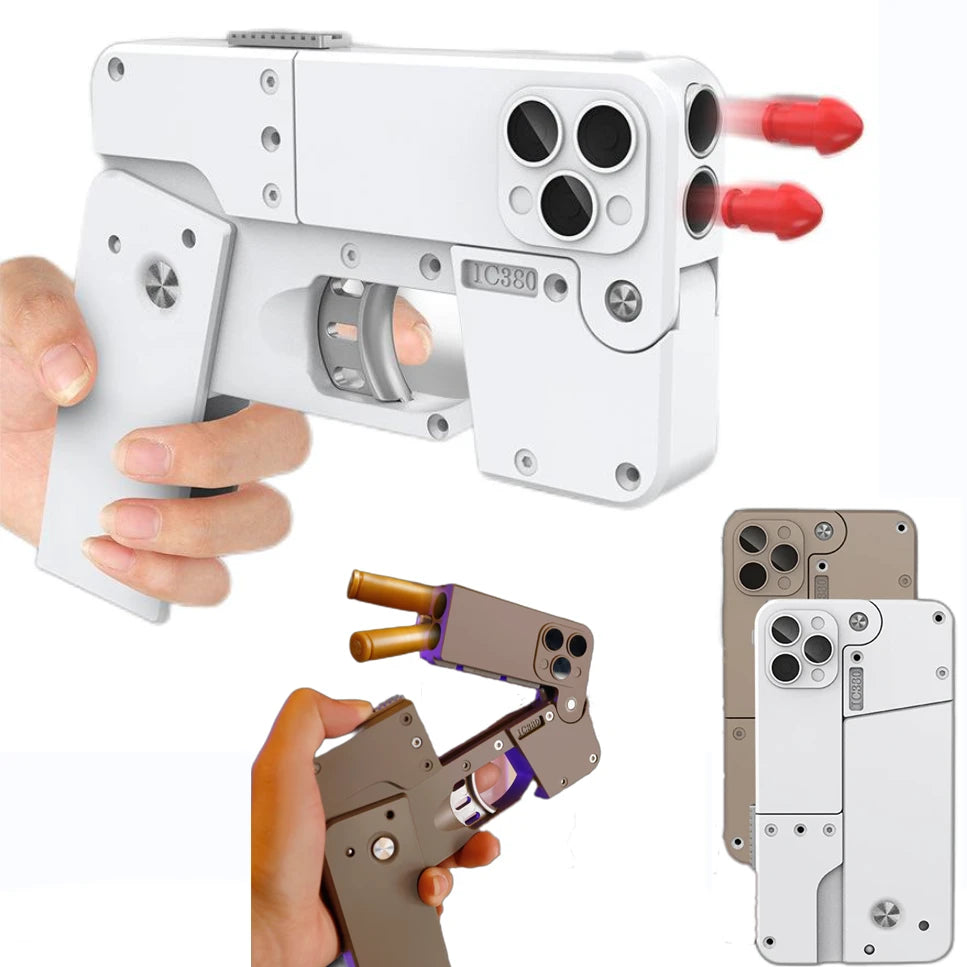 Teléfono de juguete con forma de pistola
