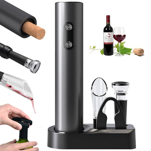 Juego de abridor de vino eléctrico