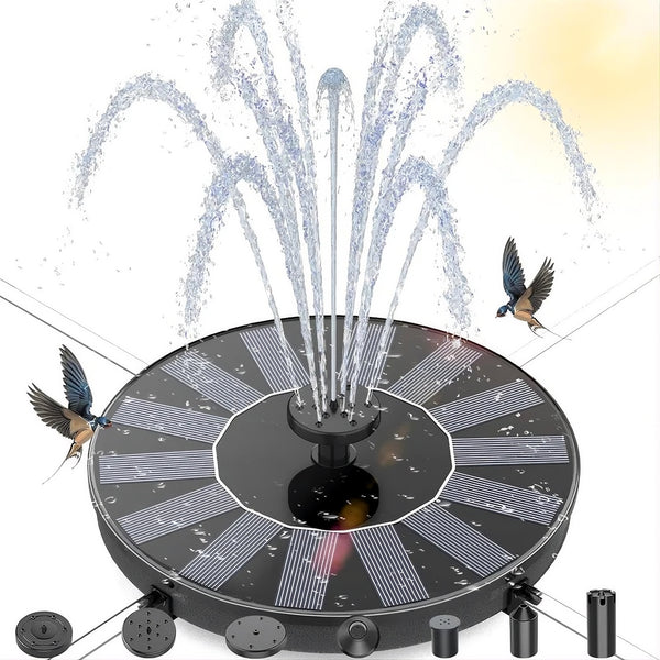 Fuente solar de agua