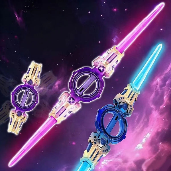 Toy Double Ended Retractable Double-Edged Lightsaber