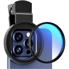 Lente de 52mm Clip-On CPL Phone Lens Filter