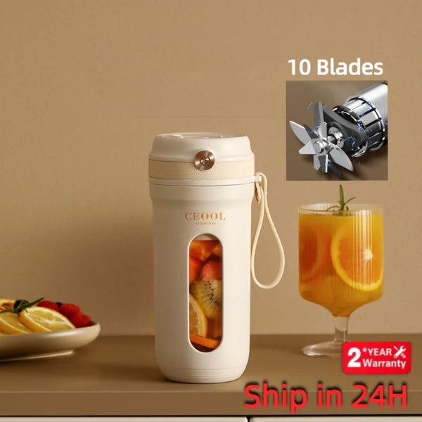 10-Blade Electric Portable Blender