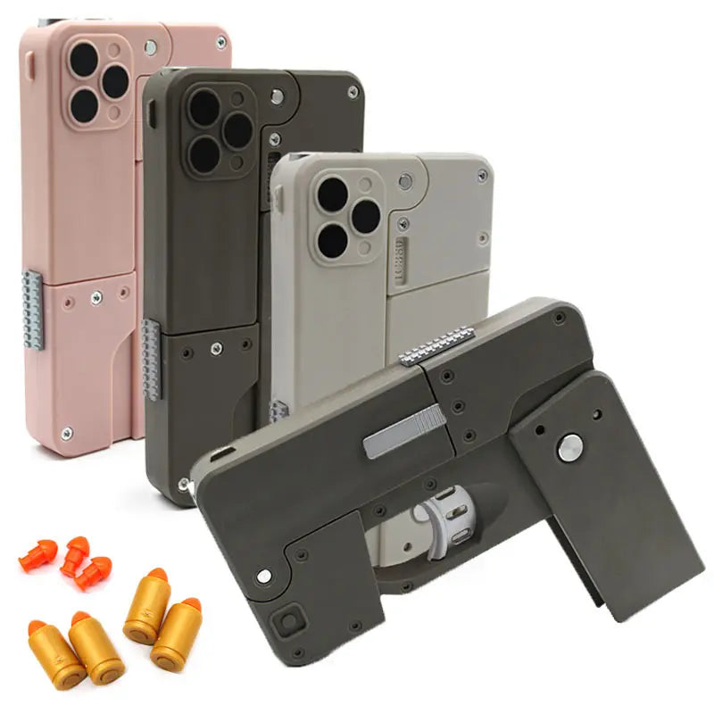 Teléfono de juguete con forma de pistola