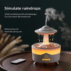 Humificador Rain Drop Air Humidifier Essential Oil Diffuser