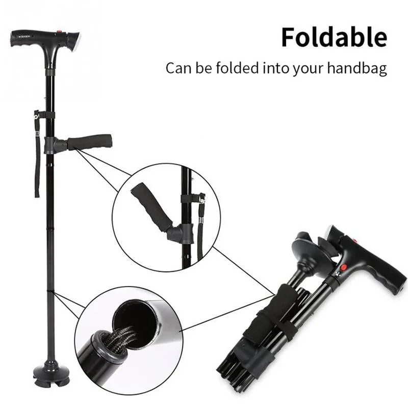 Telescopic Walking Cane for the Elderly