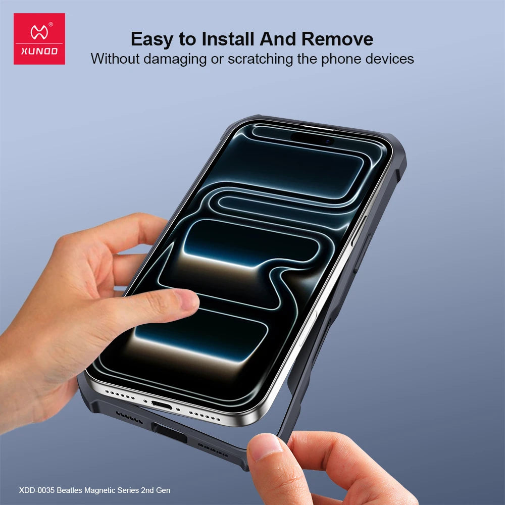 Transparent MAGSAFE Xundd Shockproof Case for iPhone
