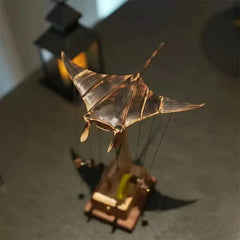 Handmade Wooden Manta Ray