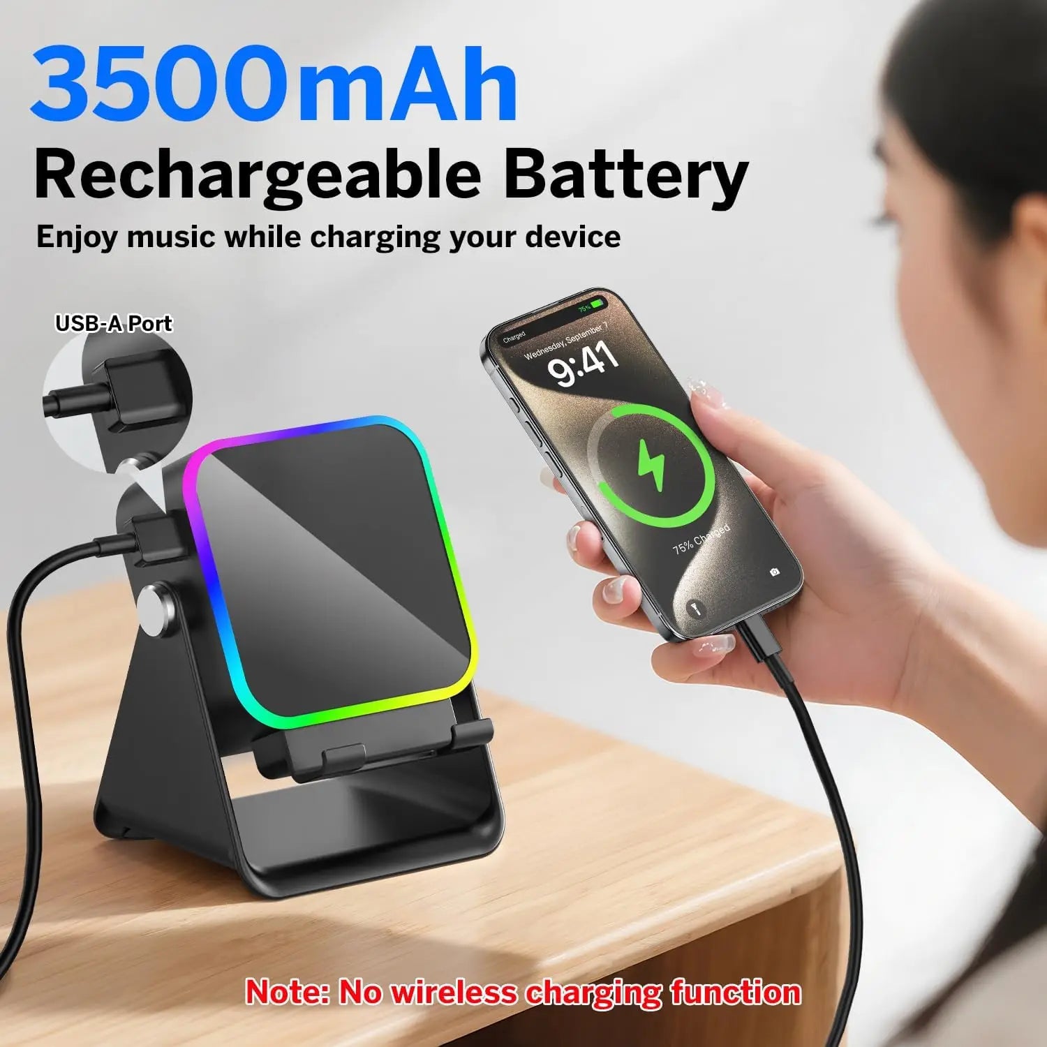 5-in-1 Wireless Induction Bluetooth Speaker