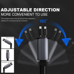 Cargador retractil para auto  Retractable Car Charger