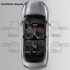 alfombra con luz para auto Personalized Car Floor Mat Light
