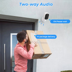 Solar Powered Outdoor Security Camera