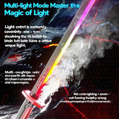 Glowing Sword with Sparks & Smoke