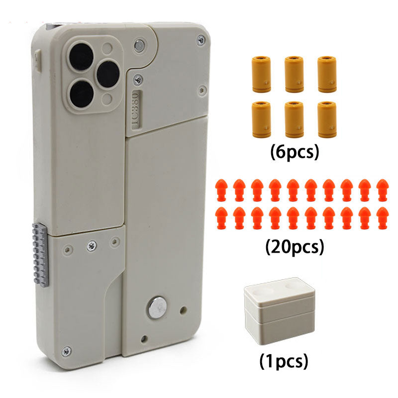 Teléfono de juguete con forma de pistola