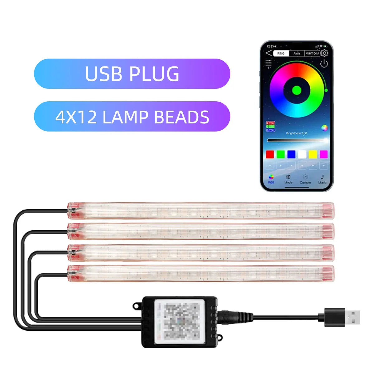 Tiras de Luces LED para Motocicleta