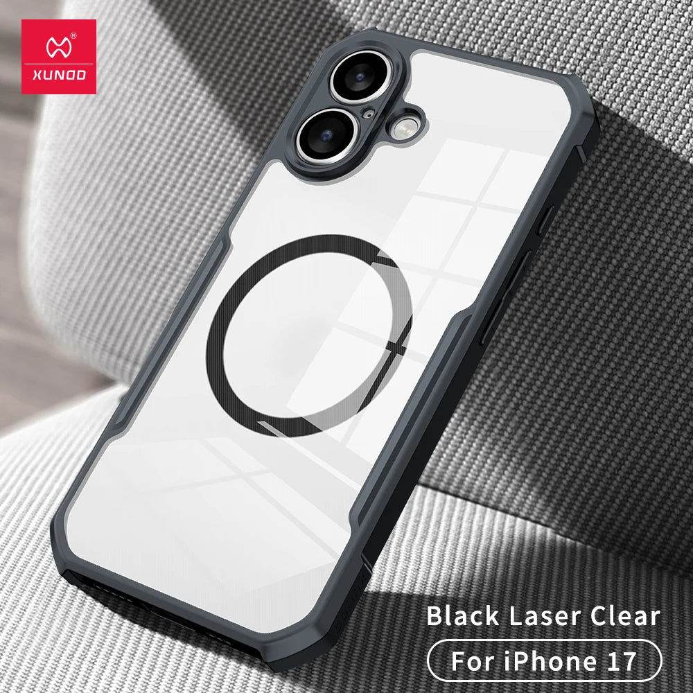 Transparent MAGSAFE Xundd Shockproof Case for iPhone