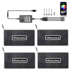 alfombra con luz para auto Personalized Car Floor Mat Light