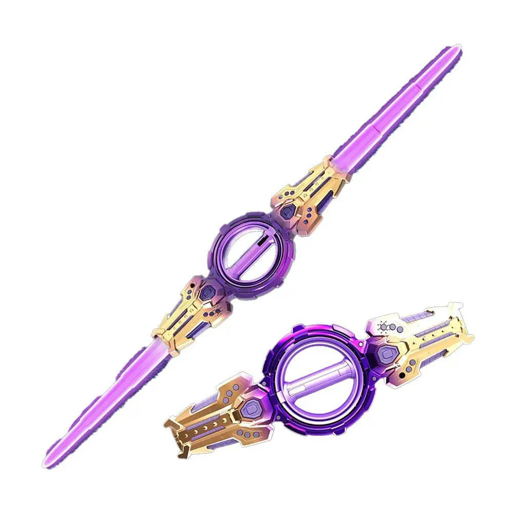 Toy Double Ended Retractable Double Edged Lightsaber